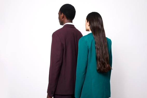 Man and Woman in Suits